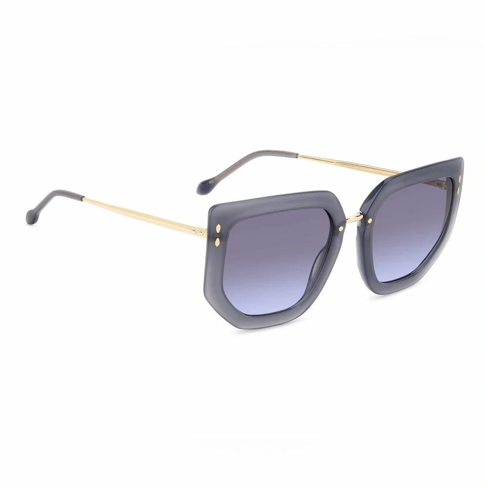 New! Isabel Marant IM0149/S FT3GB Grey and Gold Sunglasses, Authentic